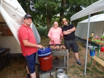 Die drei Herren vom Grill.