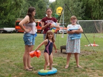 Zum Schwimmen bereit.