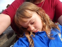 Schwimmen macht müde.