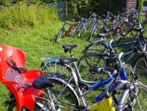 Die Fahrradtour kann beginnen.