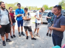 Wir werden vom stellvertretenden Werksleiter begrüßt.