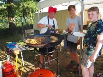 Ab zum wohl verdienten Abendessen.