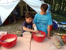 Der Teig für das Mittagessen wird gerührt!