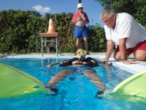 Max bekommt erste Anweisungen.