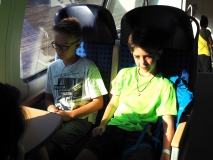 Heute fährt der RE 3 nach Berlin.