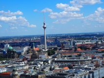 Der Berliner Fernsehturm.
