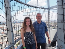 Eine Familie auf Höhenflug.