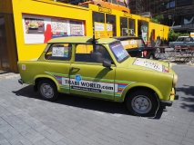 Ein Trabant in freier Wildbahn.