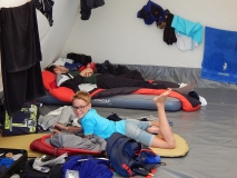 Nickerchen, oder Lesestunde.