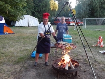 Die Stammherrren vom Grill.