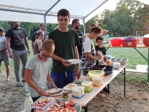 Das Buffet ist angerichtet.