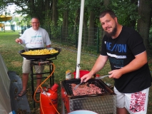 Vorbereitungen für das Abendessen.