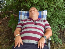 Der Chefkoch ruht etwas