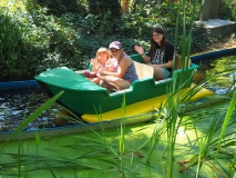 Eine Bootsfahrt mit der Tiegerente und Janosch.