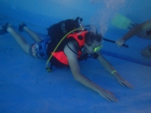 Patrick beim Tauchen