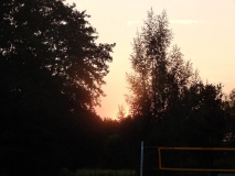 Der Tag geht zu Ende....