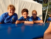 In Erwartung unserer Gäste aus von der Jugendfeuerwehr Jüterbog und von den Schwimmmeistern aus dem Freibad.