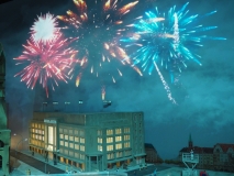 Die Feier nach dem Mauerfall.