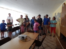 ...der Unterrichtsraum...