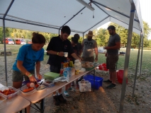 Das letzte Frühstück.