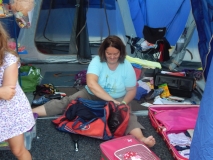 Tetris beim Packen der Taschen.