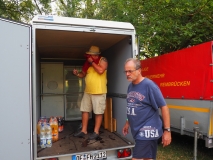 Alle sind bester Laune.