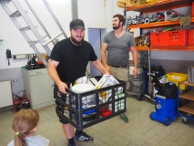 Noch mehr Kisten vom Zwischenboden.